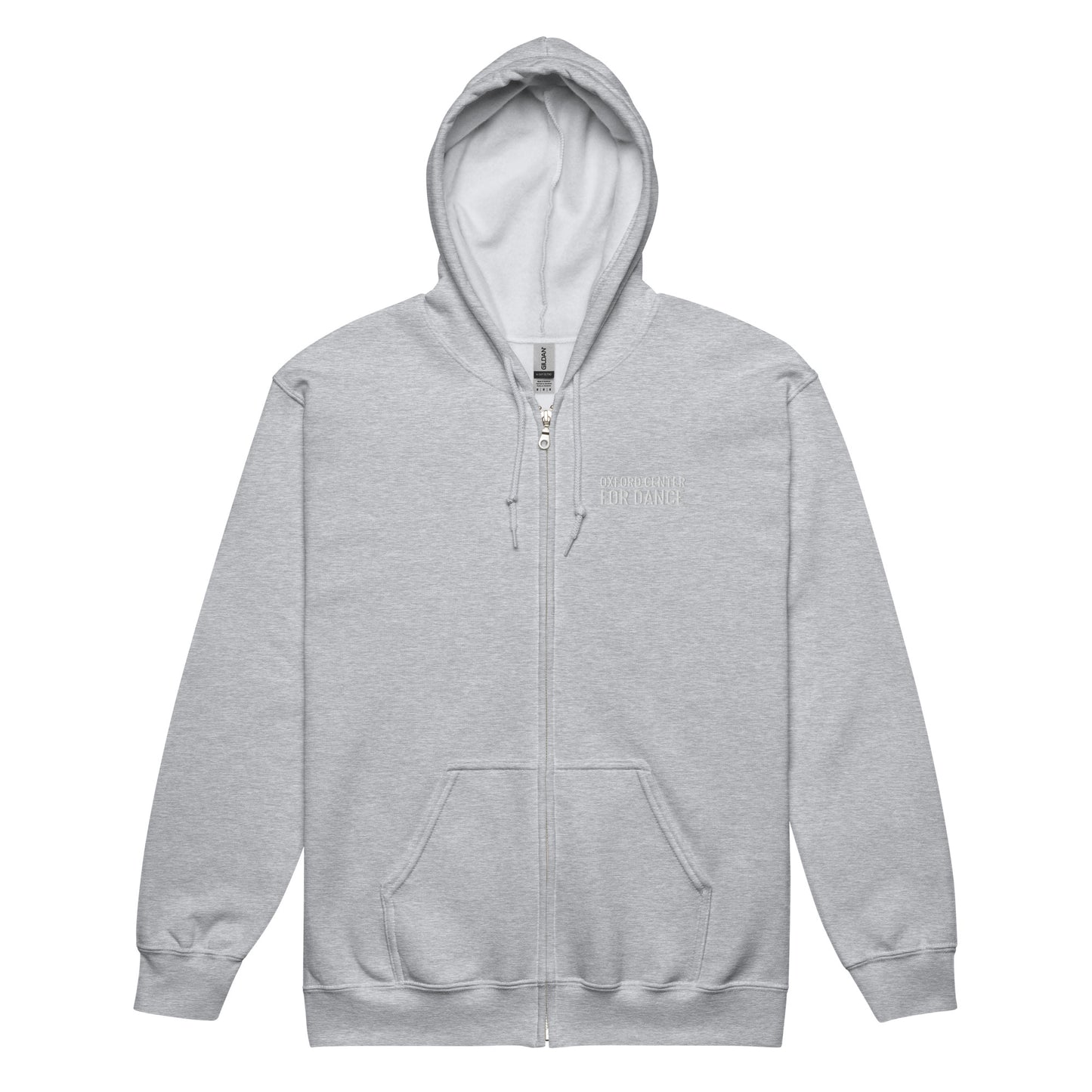 OCD Zip Up Embroidered Hoodie - Adult