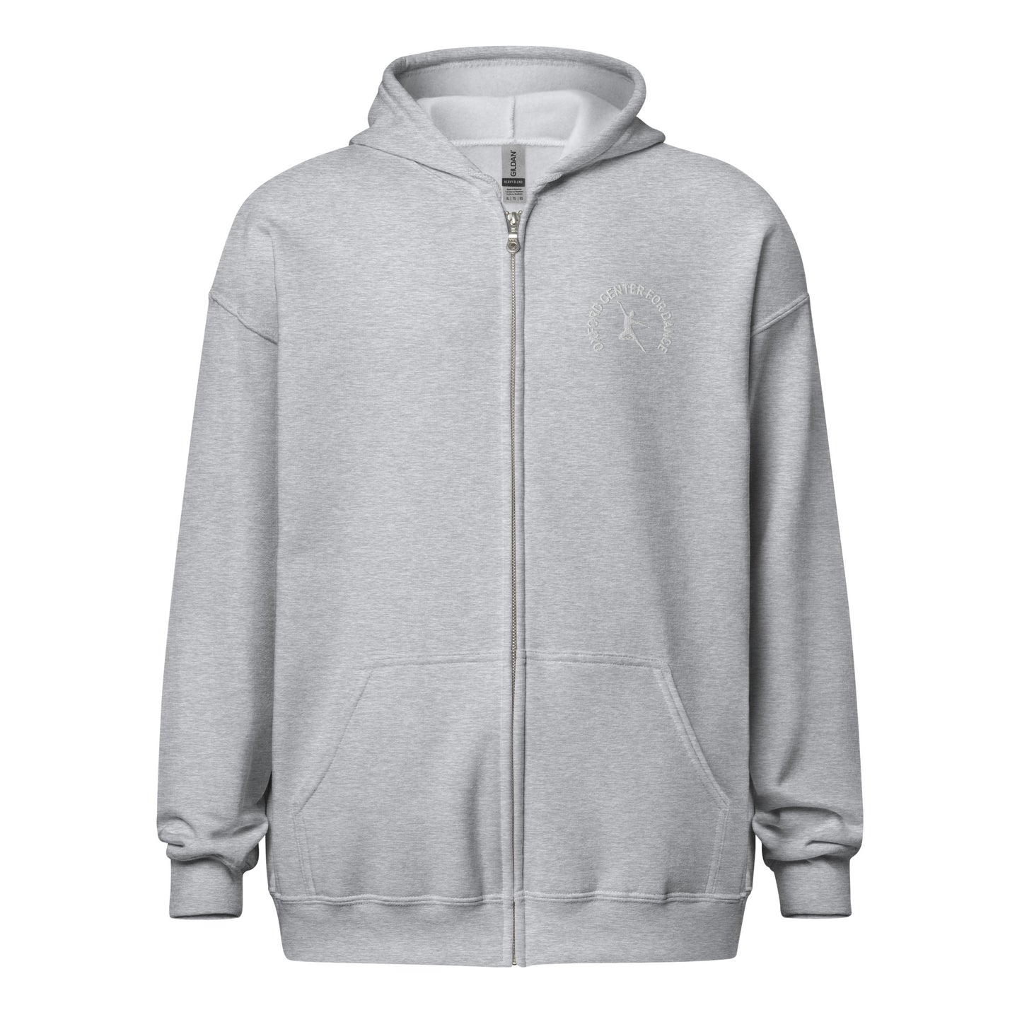 Personalized - OCD Male Logo Zip Up Embroidered Hoodie - Adult