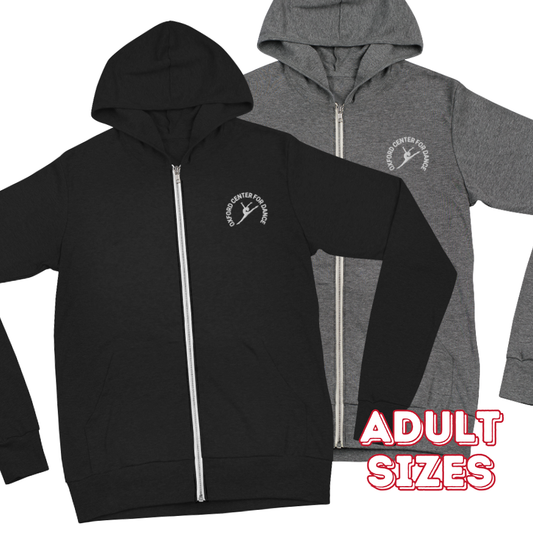 OCD Embroidered Logo Zip Up - Lightweight