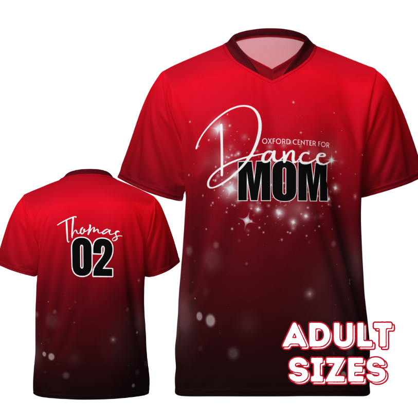 Dance Mom OCD Sport Shirt w/ Number