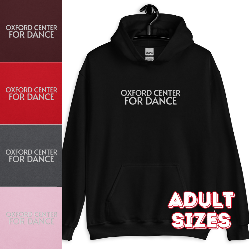 OCD Embroidered Large Text Hoodie - Adult