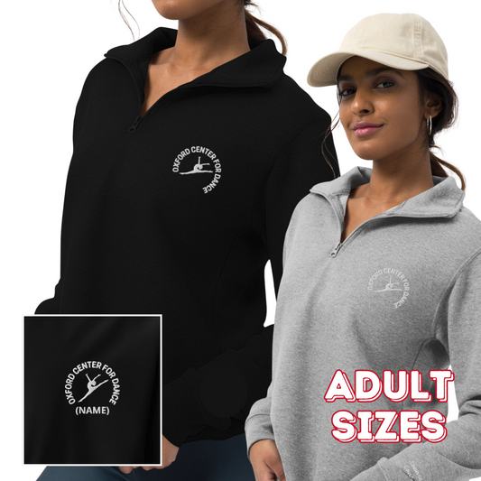 Personalized OCD Embroidered Logo 1/4 Zip