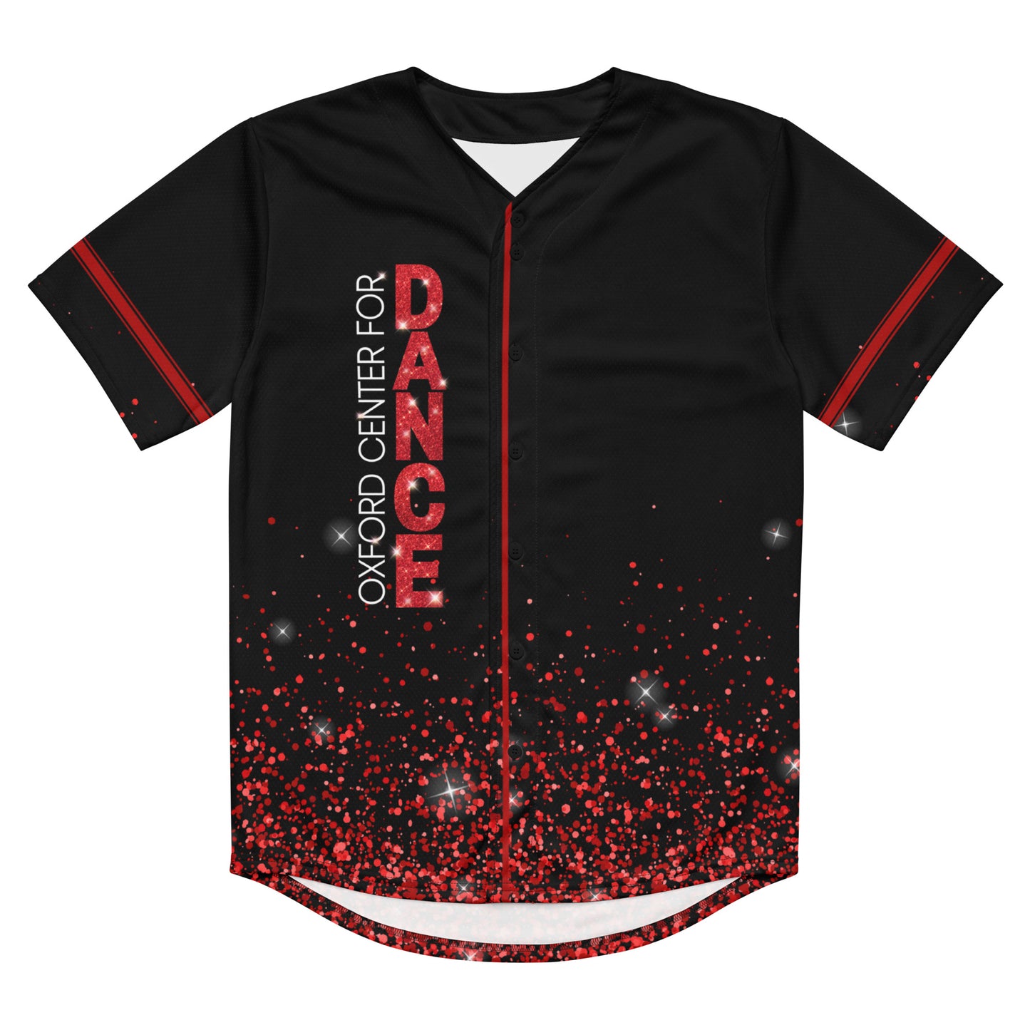 Personalizable Oxford Center for Dance Faux Glitter Jersey