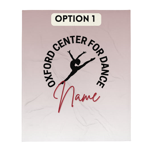 Personalized - OCD Fleece Throw Blanket