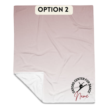 Personalized - OCD Fleece Throw Blanket