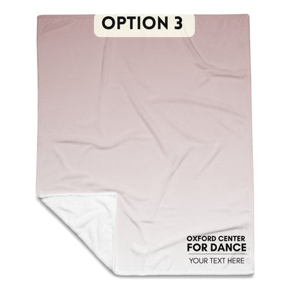 Personalized - OCD Fleece Throw Blanket