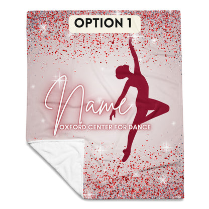 Personalized - OCD Sparkle Fleece Throw Blanket