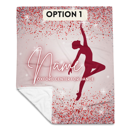 Personalized - OCD Sparkle Fleece Throw Blanket