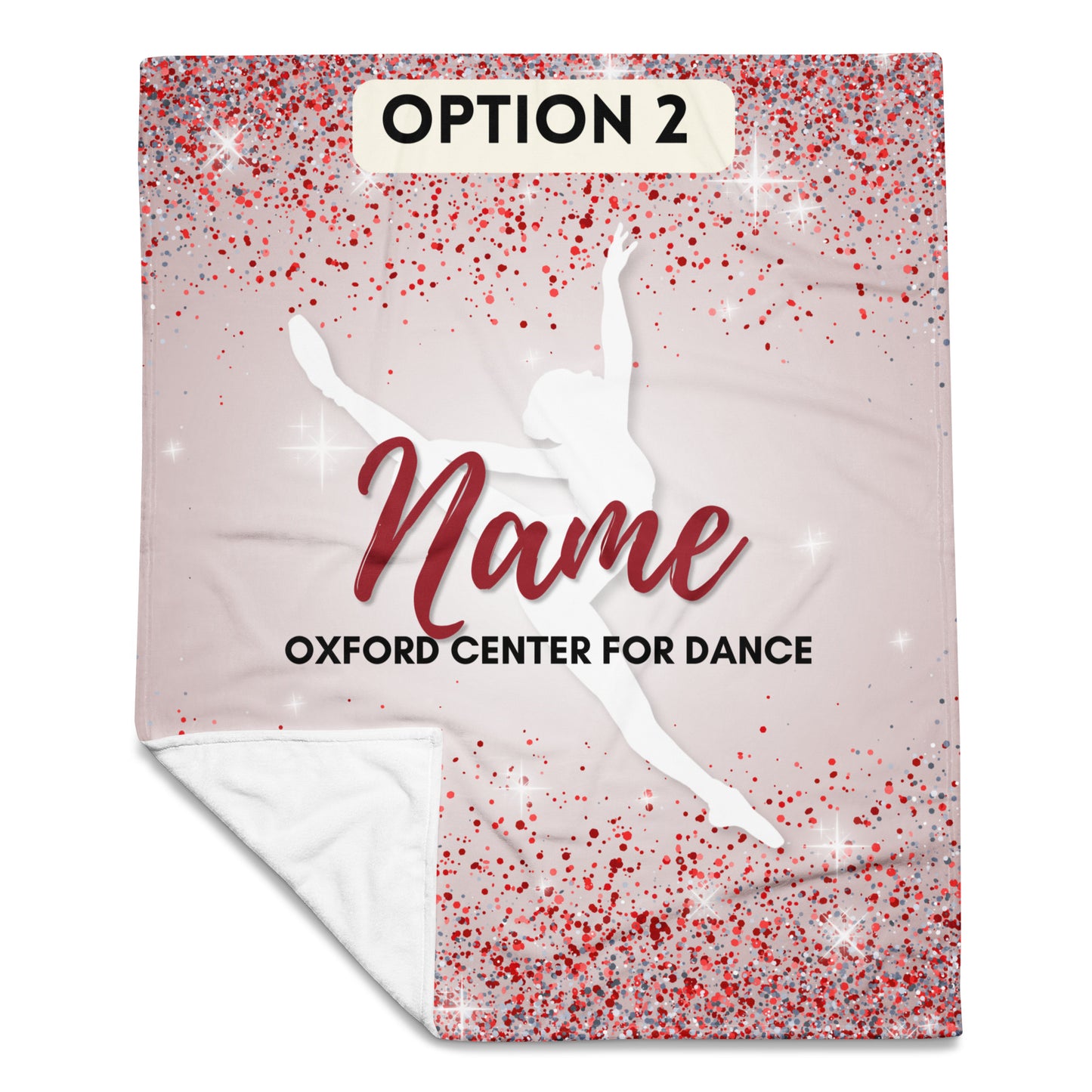 Personalized - OCD Sparkle Fleece Throw Blanket