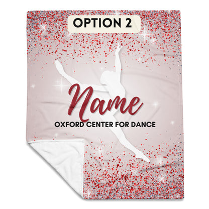 Personalized - OCD Sparkle Fleece Throw Blanket