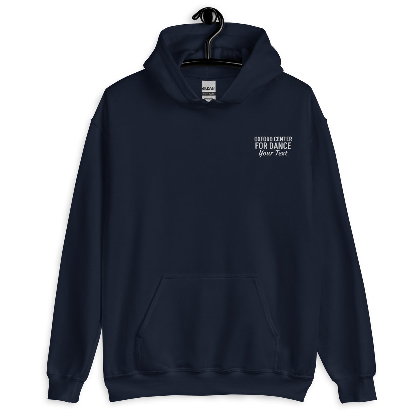 Personalized - OCD Embroidered Hoodie - Adult