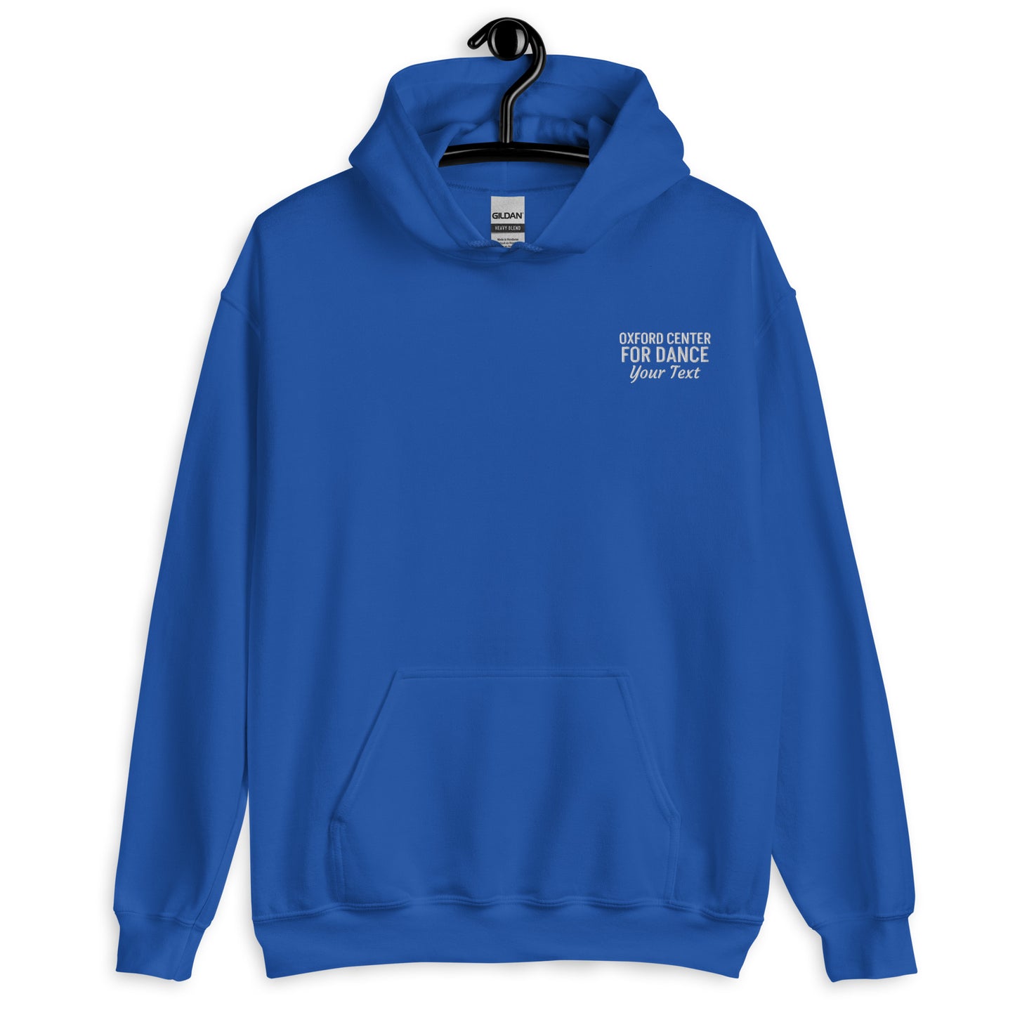 Personalized - OCD Embroidered Hoodie - Adult
