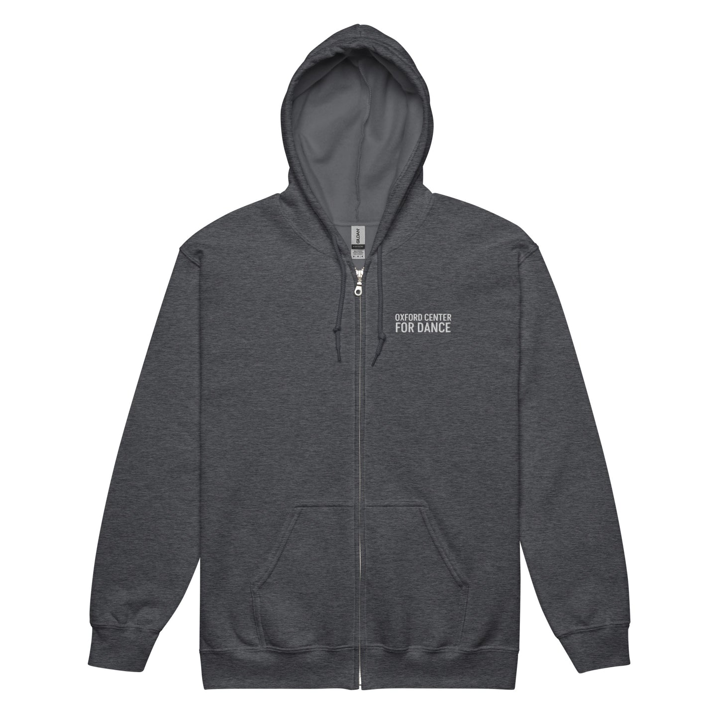 OCD Zip Up Embroidered Hoodie - Adult