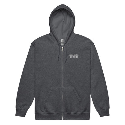 OCD Zip Up Embroidered Hoodie - Adult