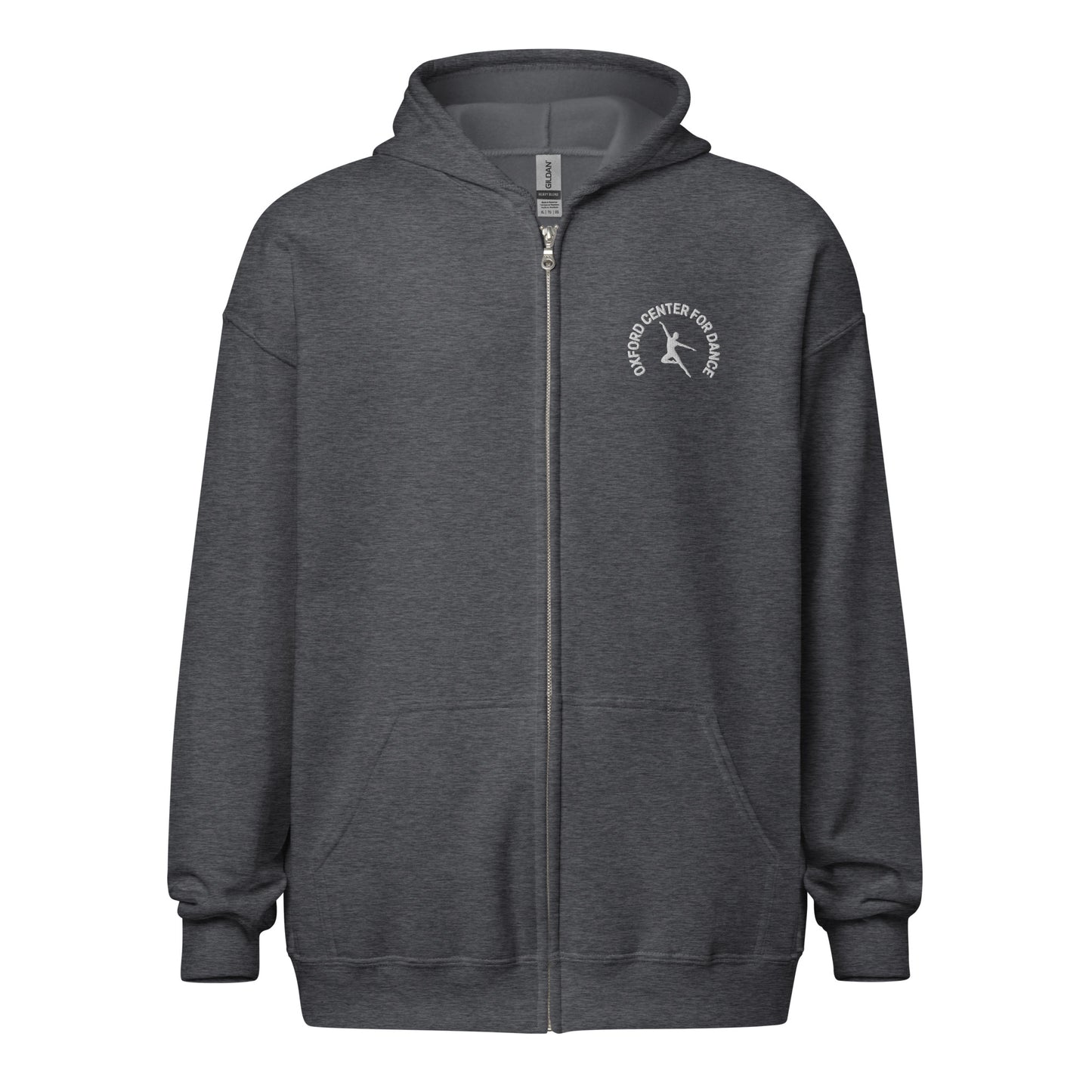 Personalized - OCD Male Logo Zip Up Embroidered Hoodie - Adult