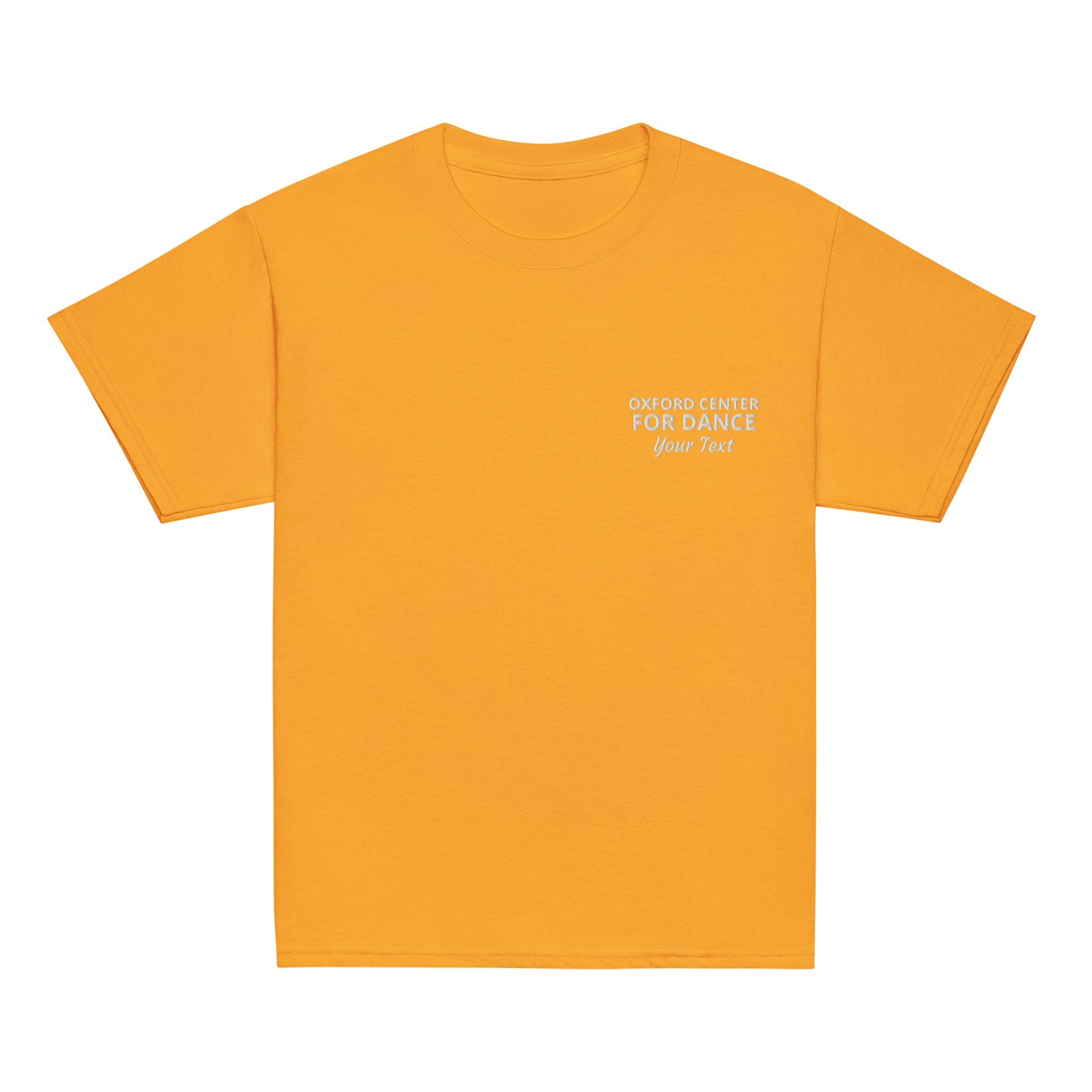 Personalized - OCD Embroidered Shirt - Youth