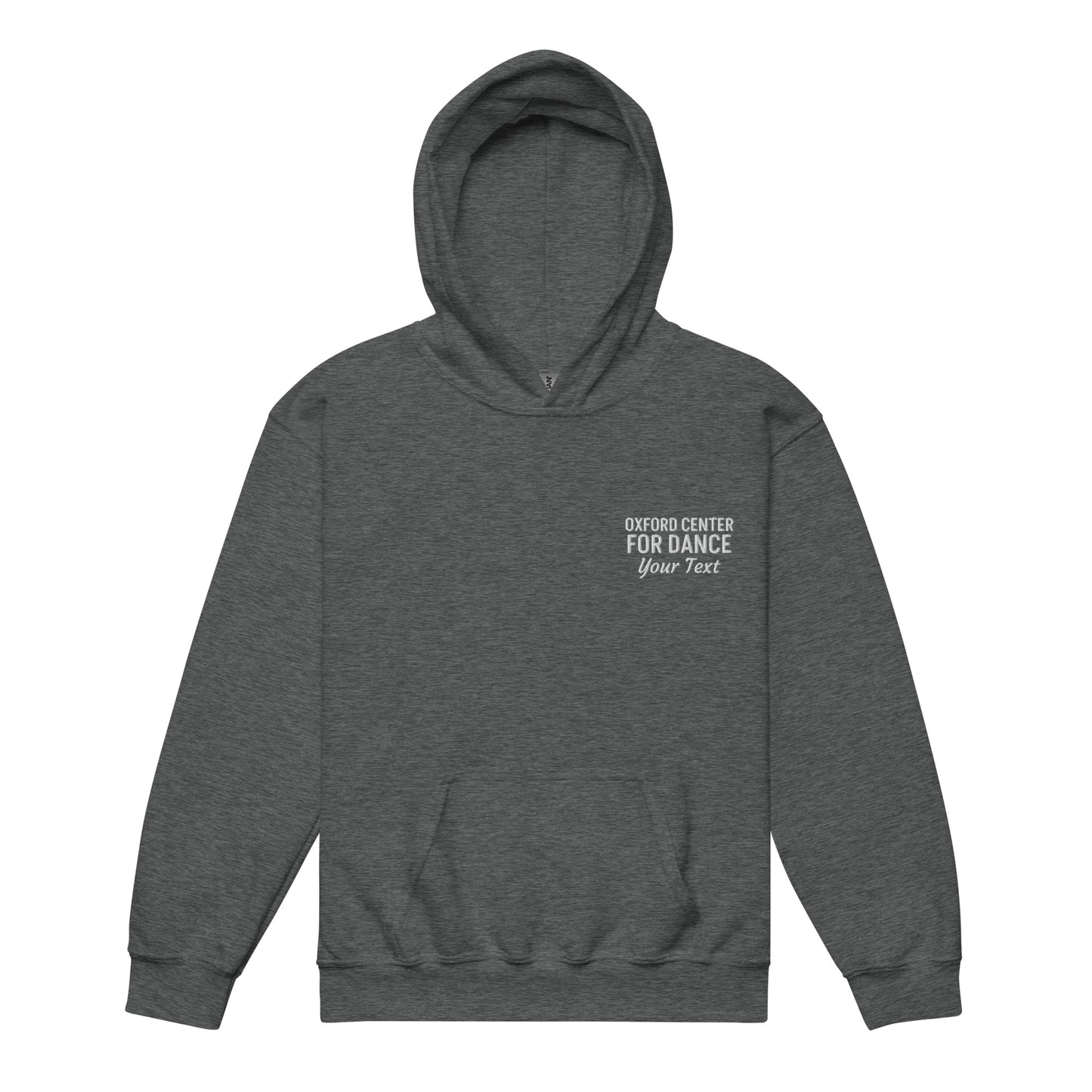 Personalized OCD Embroidered Hoodie - Youth